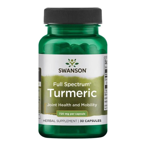 Swanson Full Spectrum Turmeric Kurkuma 720mg 30 Kapsułek