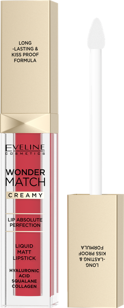 Eveline Wonder Match Matowa Pomadka w Płynie Nr 06 Classic Red 6,8ml