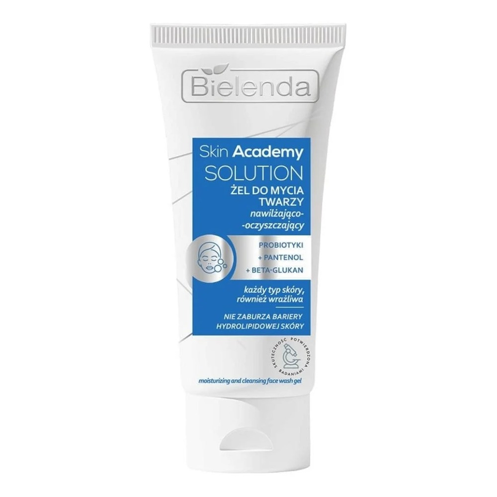 Bielenda Skin Academy Solution Nawilżający i Oczyszczający Żel do Mycia Twarzy 150ml