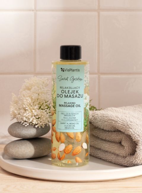 Vis Plantis Secret Garden Relaxing Massage Oil for All Skin Types 200ml