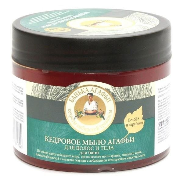 BABUSZKA AGAFIA Cedrowe mydło do ciała i włosów, 300ml 1794