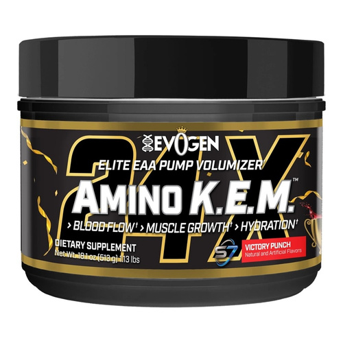 Evogen Amino K.E.M. EAA Amino Acid Powder, Victory Punch 513g