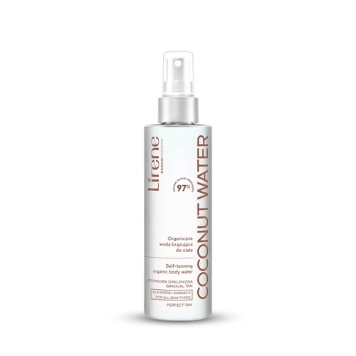 Lirene Perfect Tan Vegan Organic Body Tanning Water Coconut Water 200ml