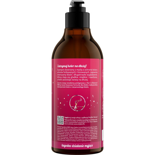 OnlyBio Hair in Balance Color Hair Color Protection Shampoo 400ml