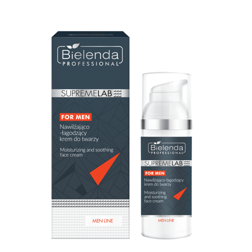Bielenda Professional SupremeLab Men Line Nawilżająco-Łagodzący Krem do Twarzy 50ml