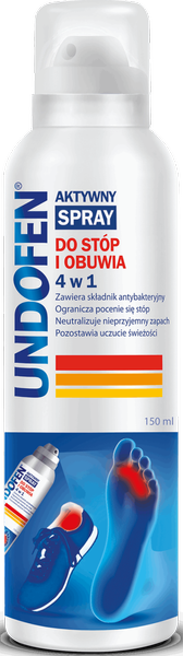 UNDOFEN spray do stóp i butów 4w1, 150ml