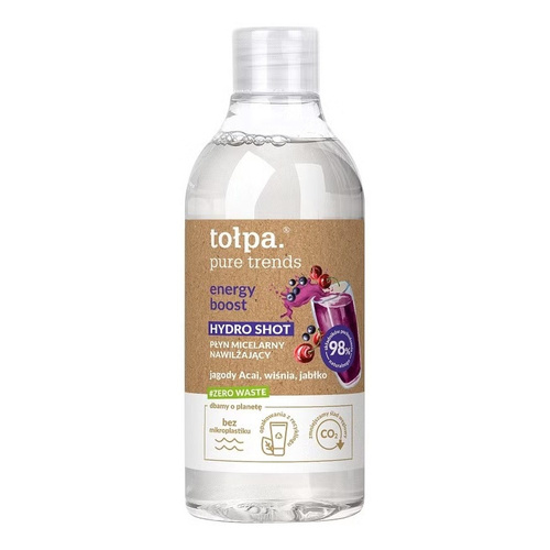 Tolpa Pure Trends Energy Boost Płyn Micelarny do Twarzy Oczu i Ust 400ml
