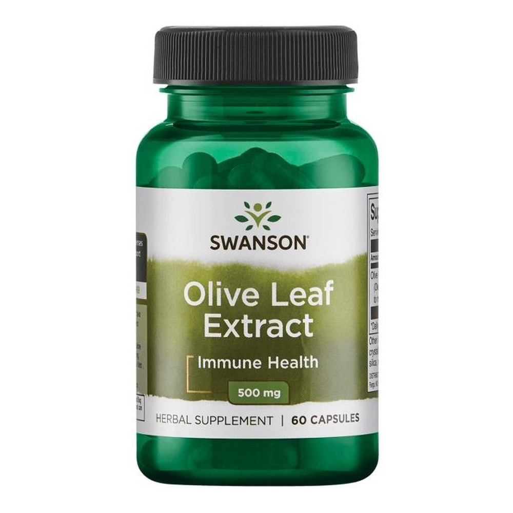 Swanson Olive Leaf Extract 500mg 60 Kapsułek