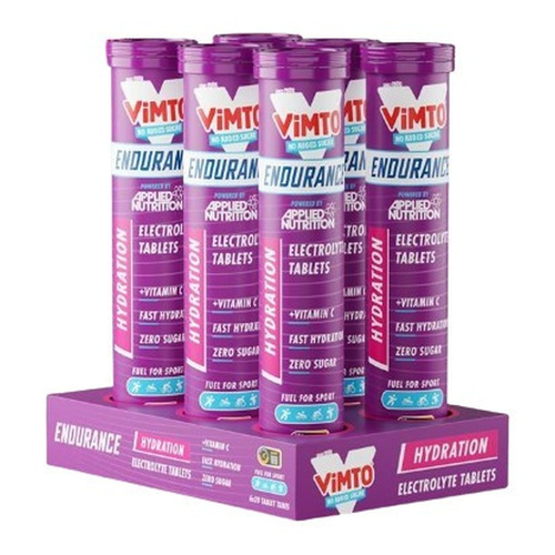 Applied Nutrition Endurance Hydration Electrolyte Effervescent Tablets Vimto For Athletes 120 Tablets