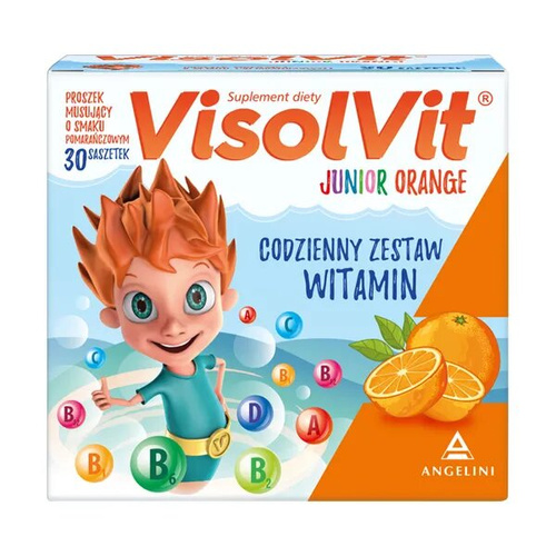 Visolvit Junior o Smaku Pomarańczowym 30 Saszetek