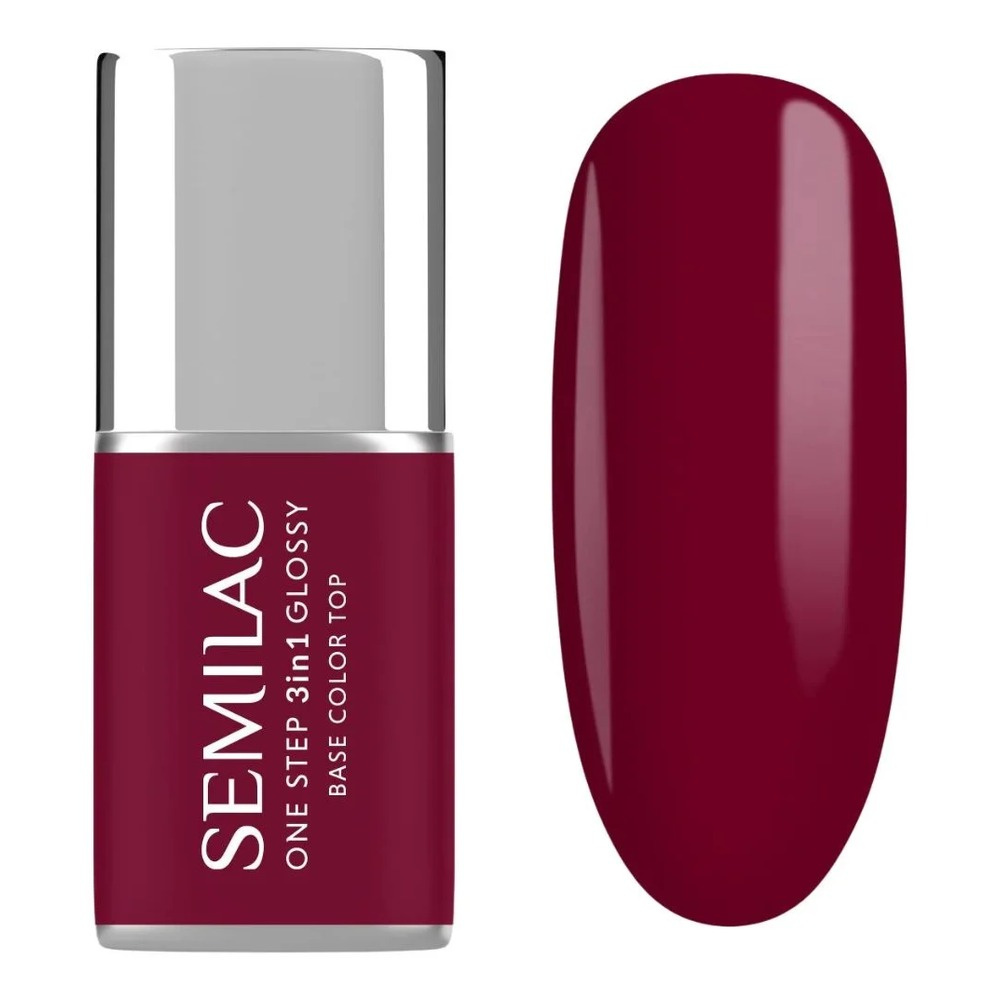 Semilac One Step 3in1 Hybrid Gel Polish 570 Dark Raspberry 7ml