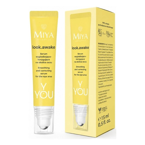 Miya Look.Awake Wygładzające i Korygujące Serum Pod Oczy na Cienie i Oznaki Zmęczenia 15ml