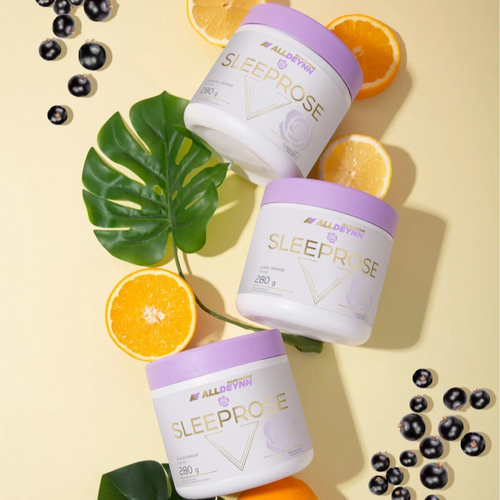 AllDeynn SleepRose Wieloskładnikowa Formuła na Dobry Sen i Regenerację Organizmu Lemon Orange 280g 
