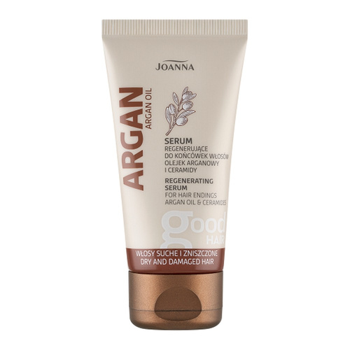 Joanna Argan Oil Smoothing and Regenerating Serum for Hair Ends with Argan Oil for Dry and Damaged Hair 50g