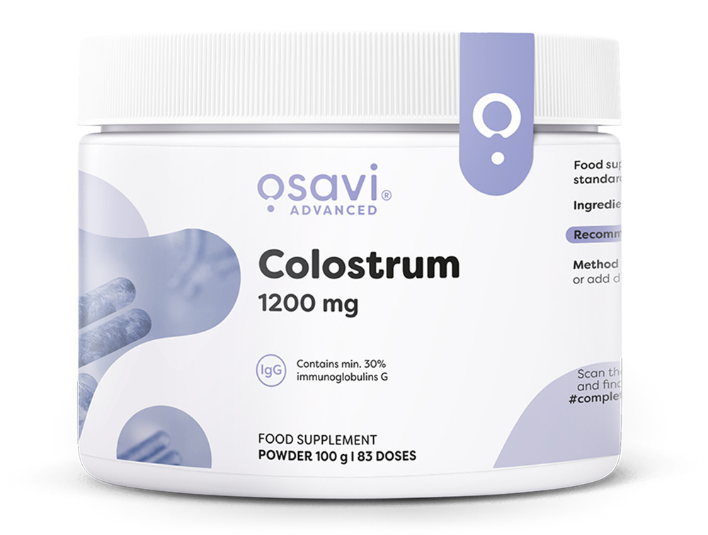 Osavi Kolostrum w Proszku 1200mg na Odporność 100g