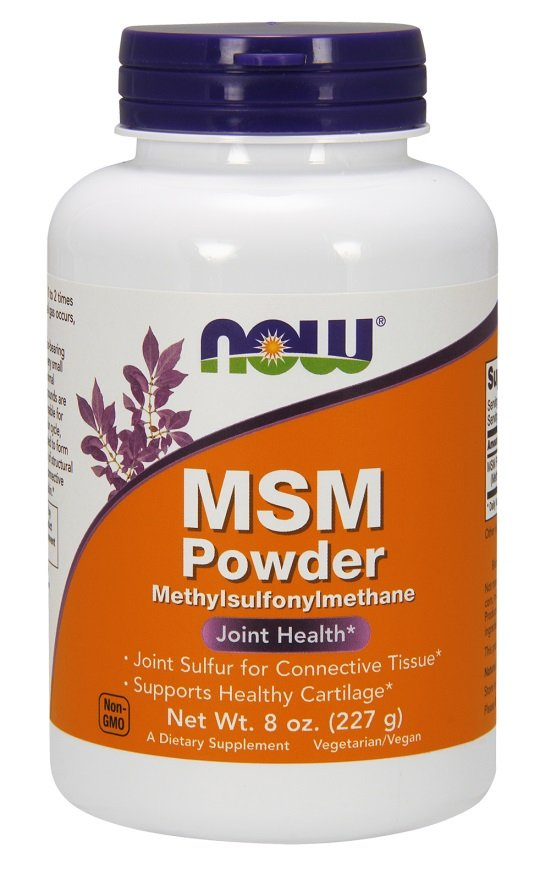 Now Foods MSM Methylsulphonylmethane Powder Wspomaga Zdrowie Chrząstek 227g
