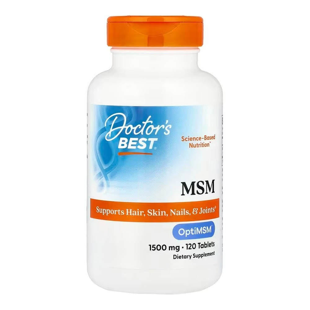 Doctor's Best MSM with OptiMSM, 1500mg Tabletki 120 tabletek