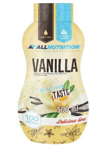 Allnutrition Sweet Sauce Sos do Deserów Vanilla 500ml
