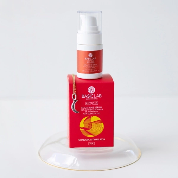 BasicLab Esteticus Przeciwzmarszczkowe Serum Retinol 0.5% 15ml