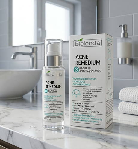 Bielenda Acne Remedium Smoothing Serum for Reducing Imperfections 30ml
