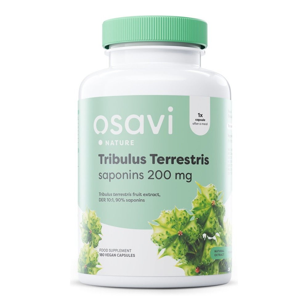 Osavi Tribulus Terrestris 200mg Saponins for General Vitality 180 Vegan Caps