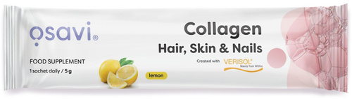 Osavi Collagen Peptides Kolagen Włosy Skóra i Paznokcie Cytryna 5g