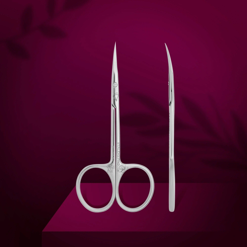 Staleks Pro Exclusive 22 Type 1 Magnolia Cuticle Scissors Precision Manicure SX-22/1m