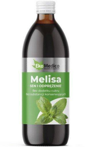 EkaMedica Lemon Balm Liquid with Leaf Extract for Better Sleep without Sugar 500ml