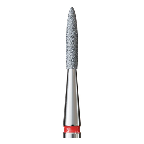 IQ Nails Diamentowy Frez do Paznokci Długi Płomień Fine 1,6mm 243R.514.016 1 Sztuka