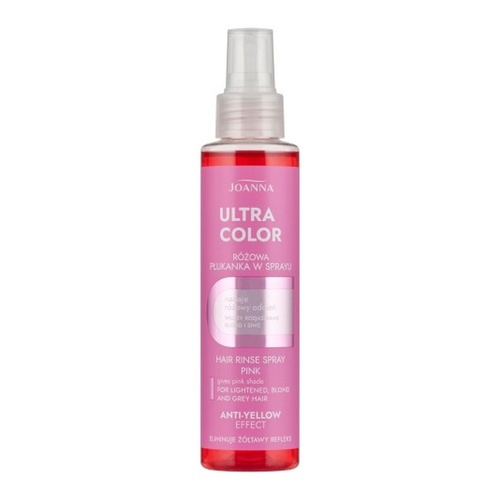 Joanna Ultra Color Spray Rinse Pink for Gray Blonde and Lightened Hair 150ml