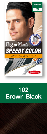 Bigen Speedy Color for Men Hair Dye No.102 Brown Black without Ammonia 1 Piece
