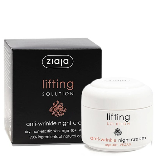 Ziaja Solution Przeciwzmarszczkowy Krem 40+ na Noc 50ml