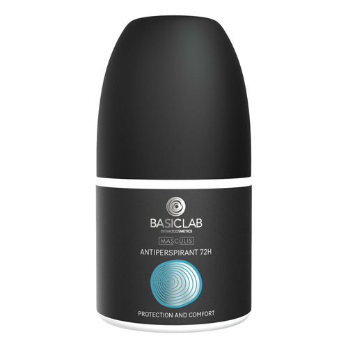 BasicLab Masculis Antyperspirant 72H Ochrona i Komfort dla Mężczyzn 60ml
