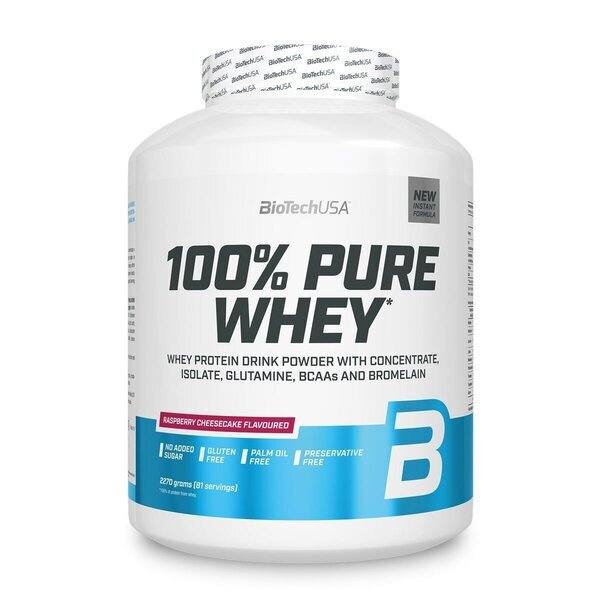 BioTechUSA 100% Pure Whey Szarlotka Odżywka Białkowa Na Wzrost i Regenerację Mięśni 2270g