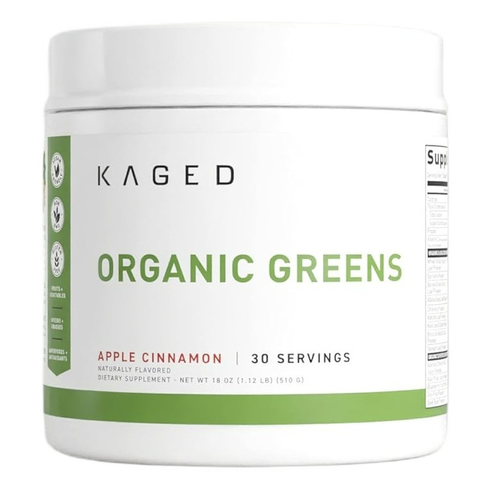 Kaged Muscle Outlive 100 Superfood Powder Apple Cinnamon For Daily Health Support 510g