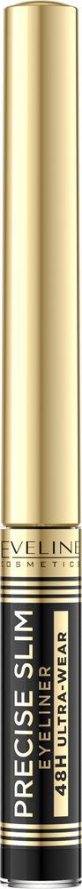Eveline Precise Slim Ultraprecyzyjny Liner do Oczu Długotrwały Efekt 48H Vinyl Black 2ml