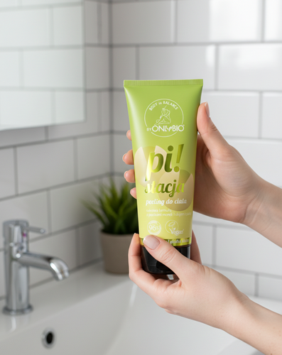 OnlyBio Body in Balance Nourishing Body Scrub for Rough Skin Pistachio 200ml
