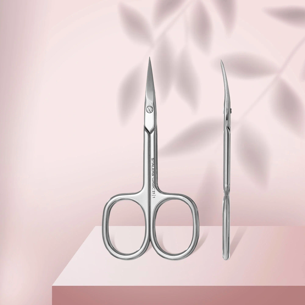 Staleks Classic 21 Type 1 Cuticle Scissors For Manicure And Pedicure Cutting Length 20 mm