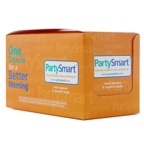 Himalaya PartySmart Herbal Supplement For Liver Support and Well-being 10 vcaps