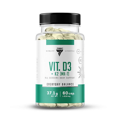 Trec Nutrition Vit D3 + K2 MK-7 60 Capsules