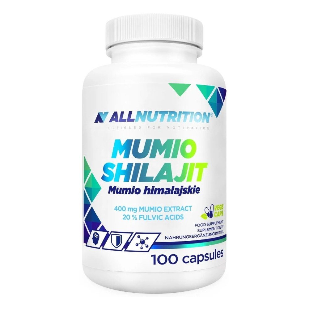 Allnutrition Mumio Shilajit 400mg Supplement 100 Vegan Capsules