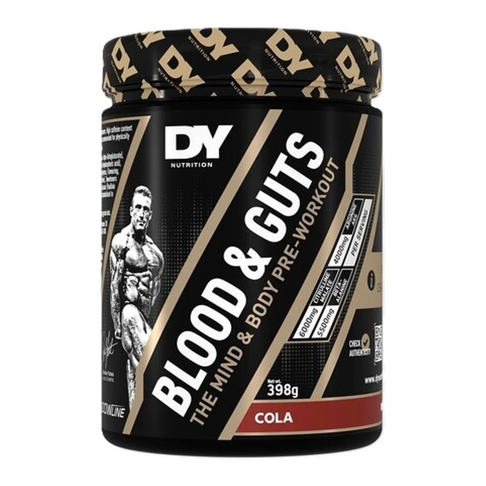 Dorian Yates Blood and Guts Pre-workout For Energy and Endurance 398g