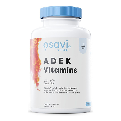Osavi ADEK Vitamins for Immunity and Bone Health 120 Softgels