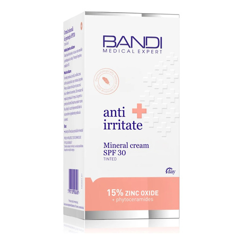 Bandi Anti Irritate Mineralny Krem Ochronny SPF30 Tonujący Baza pod Makijaż 30ml