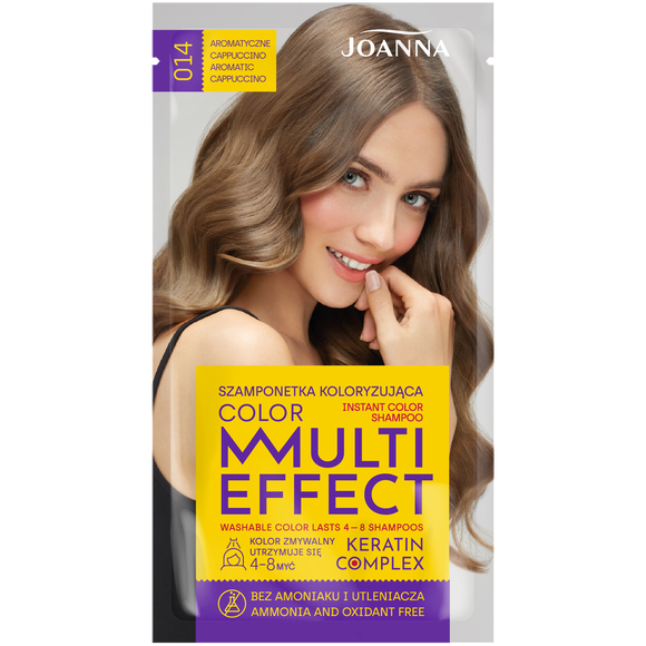 JOANNA MULTI COLOR Temporary hair DYE /014/ coloring Aromatic cappuccino