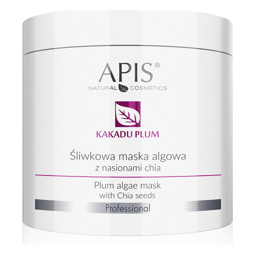 Apis Professional Kakadu Plum Śliwkowa Maska Algowa z Nasionami Chia dla Skóry Suchej i Wrażliwej 200g