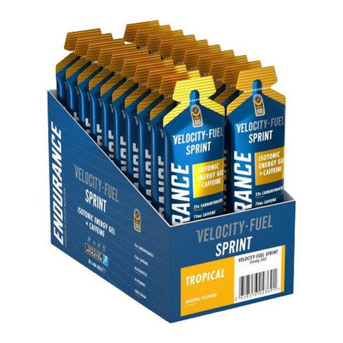 Applied Nutrition Endurance Sprint Isotonic Energy Gel + Caffeine, Tropical 20 x 60g