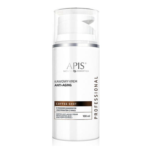 Apis Professional Coffee Shot Anti-Ageing Face Cream With Caffeic Acid and Poppy Extract 100ml