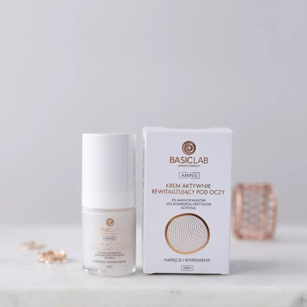 BasicLab Actively Revitalizing Eye Cream with 3% Amino Acids Tension and Filling for the Day 18ml