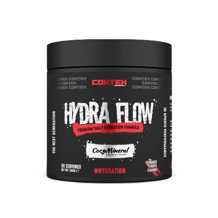 Conteh Sports Hydra Flow Elektrolity w Proszku Na Nawodnienie Owoce Letnie 300g
